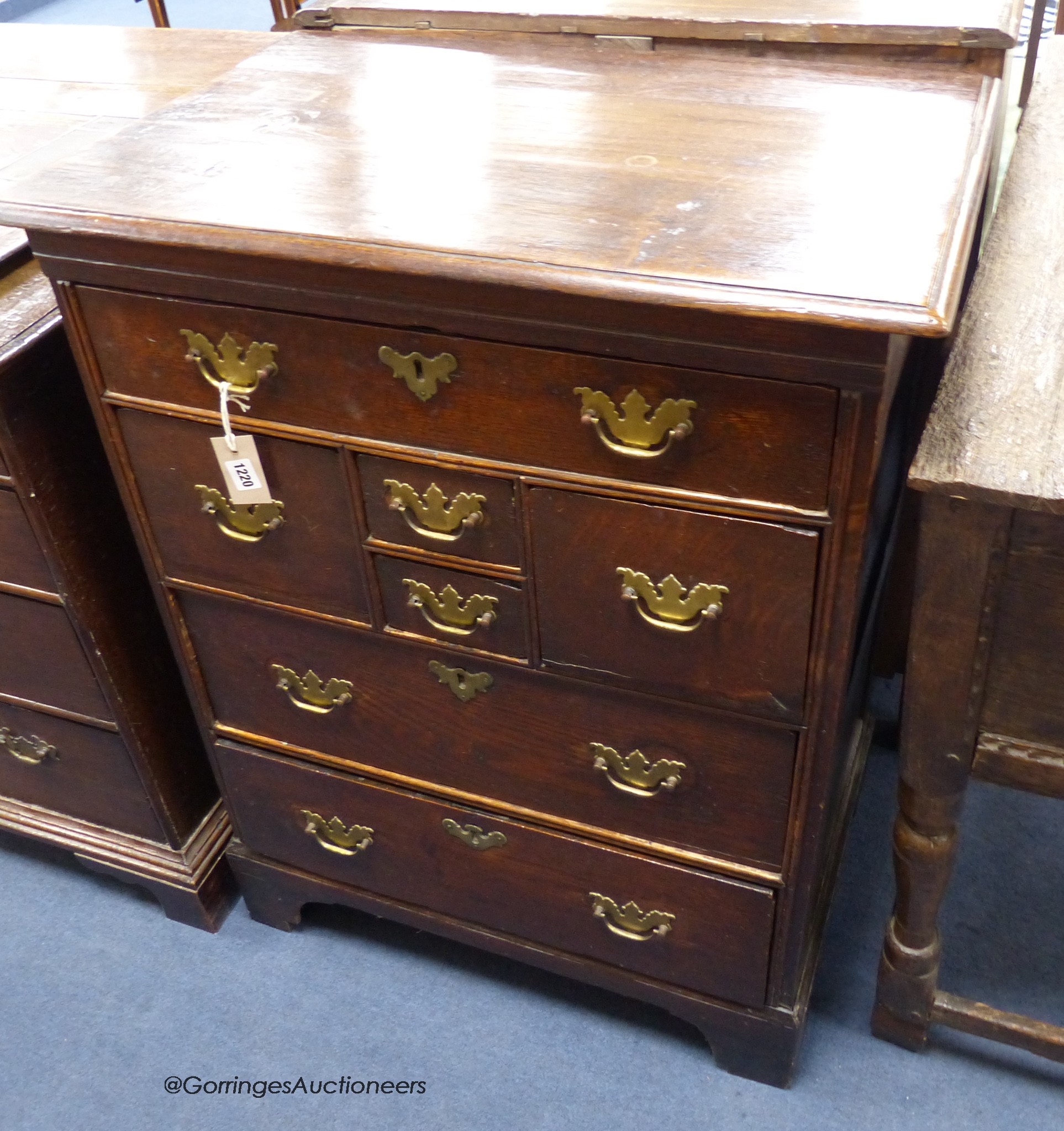 An 18th century East Anglian oak chest